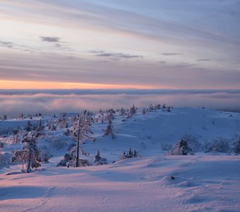 Зима на Кольском полуострове