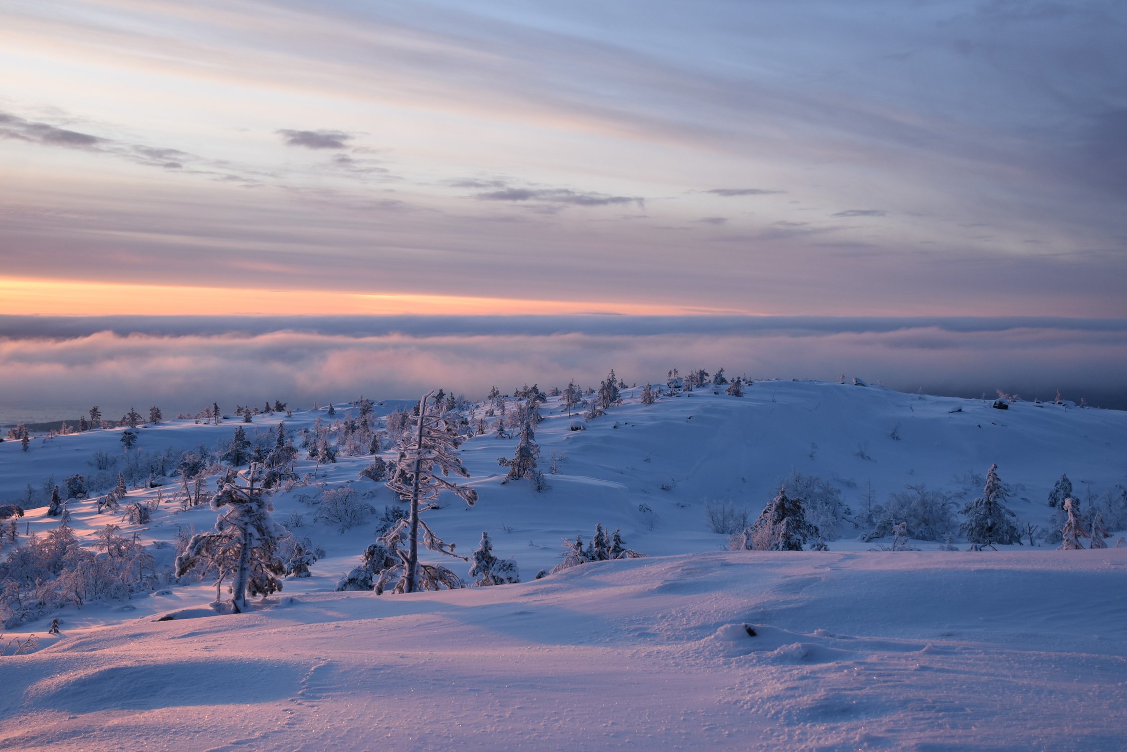 Зима на Кольском полуострове