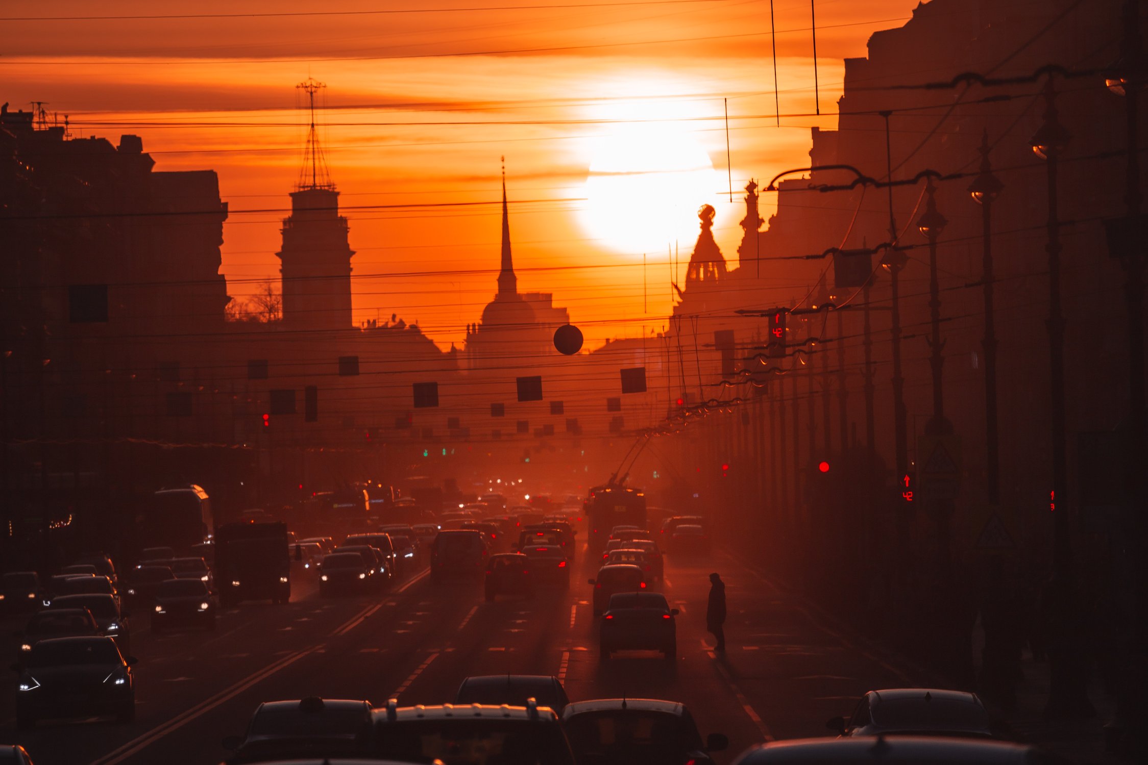 Закат на Невском