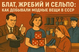 Блат, жребий и сельпо: как добывали модные вещи в СССР