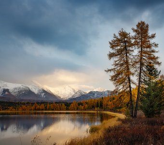 Озеро Киделю на закате