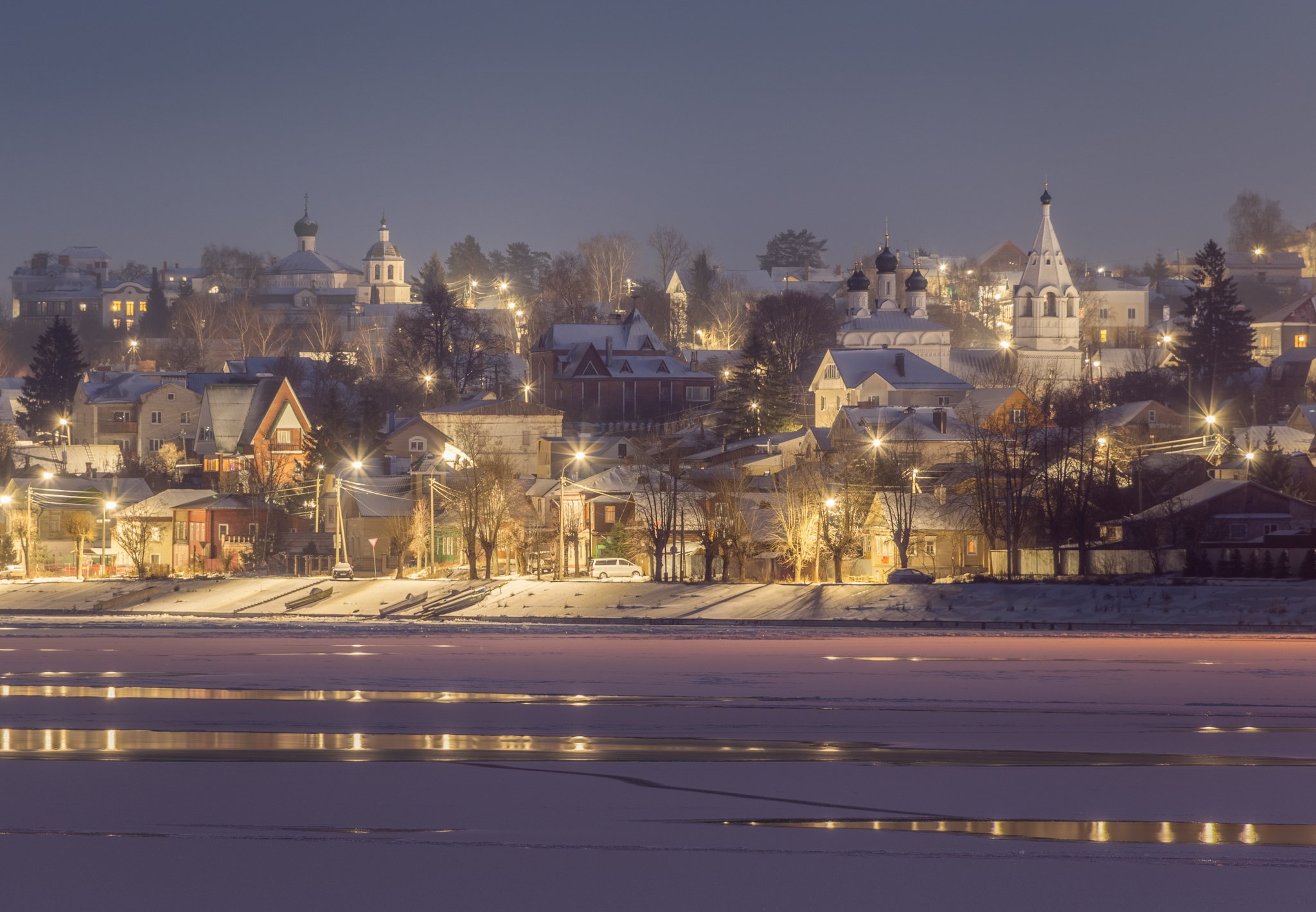 Огни вечерней Костромы
