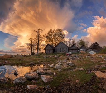 Весна в рыбацкой деревне