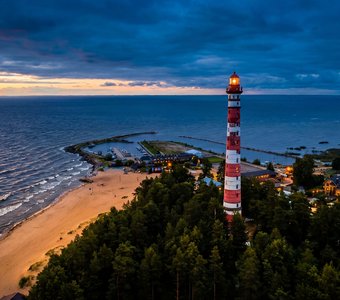 Маяк на Ладожском озере