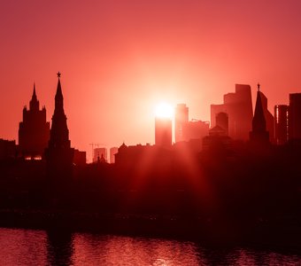 Москва закатная