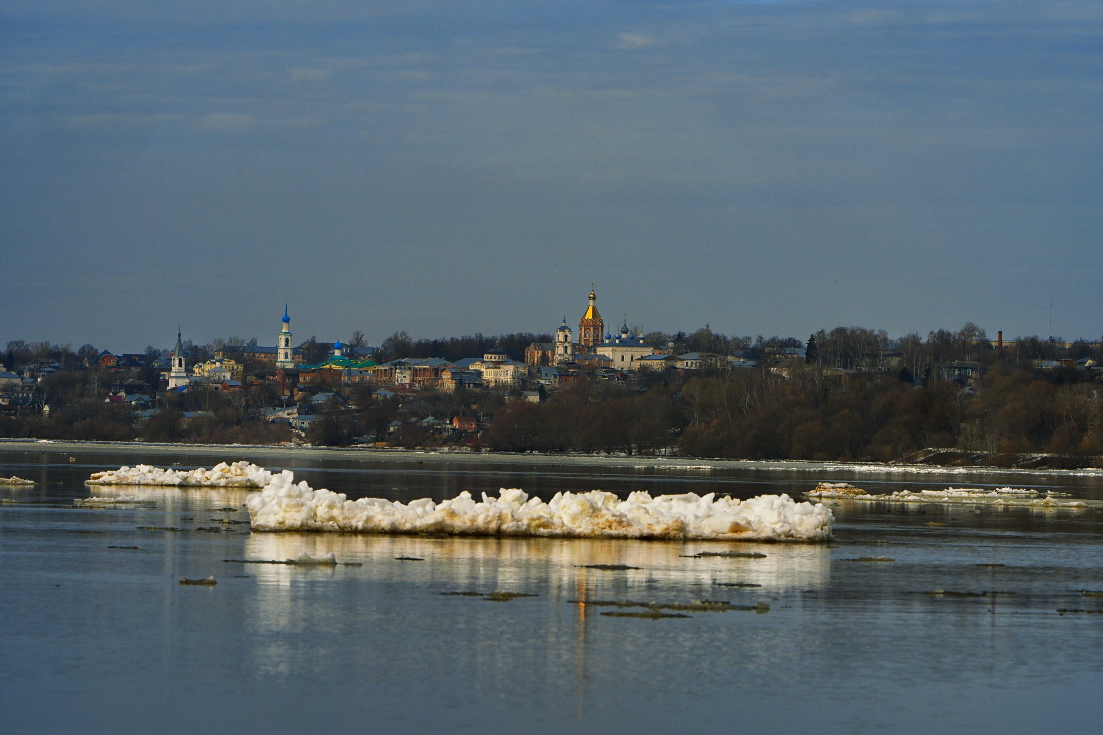 Ледоход на реке Ока