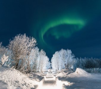 Сияние в Заполярье