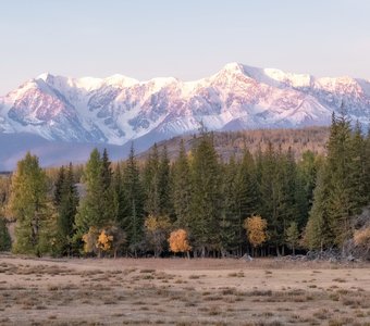 Рассвет в Курайской степи