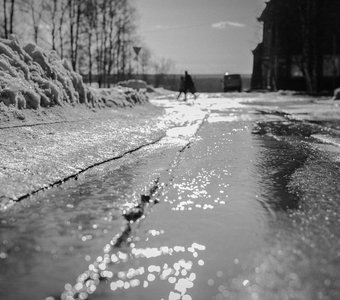 Апрель в Мезени. Архангельская область