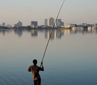 Рыбалка в мегаполисе