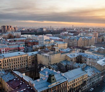 Закат в марте