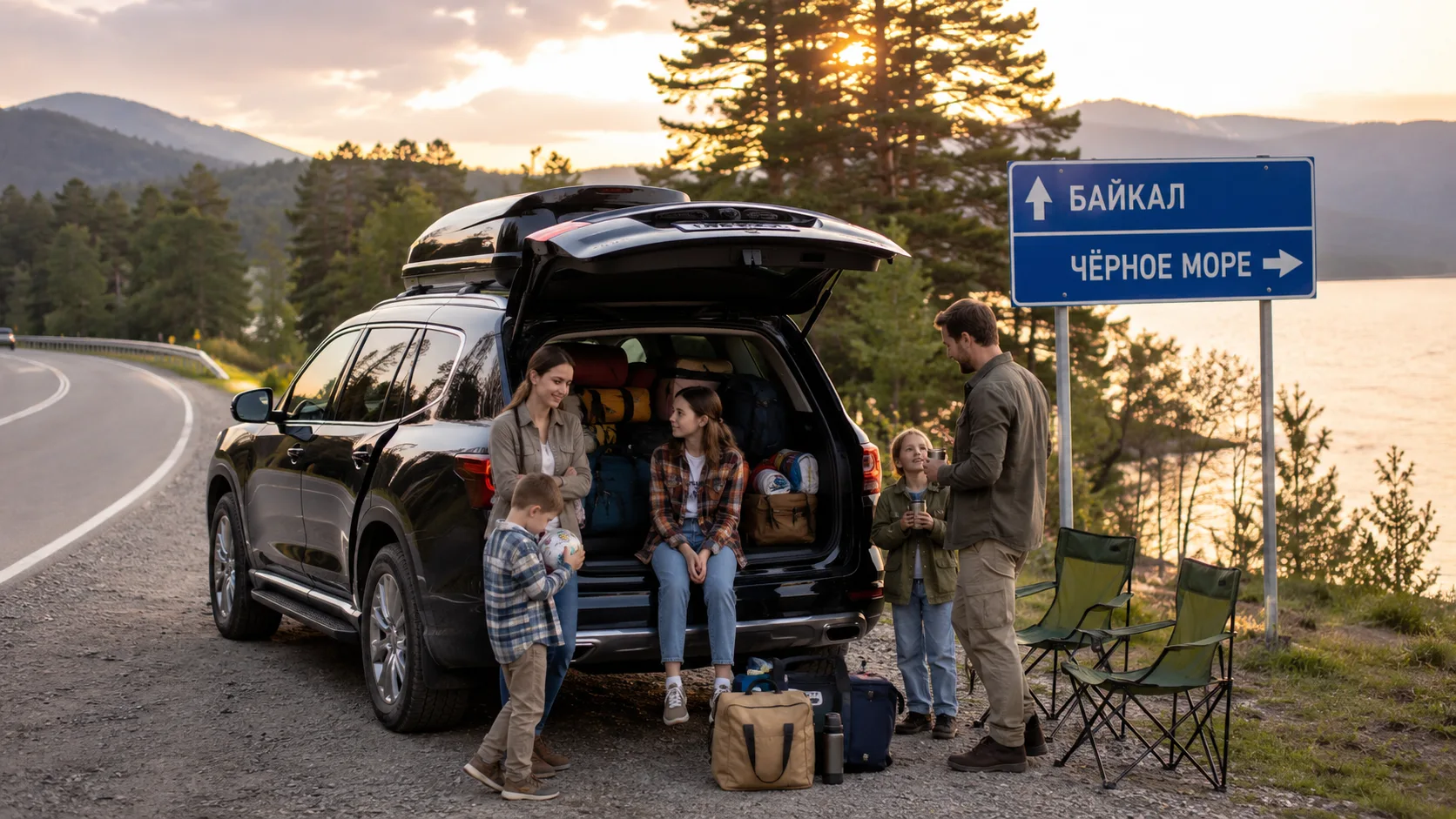 В путь всей семьей