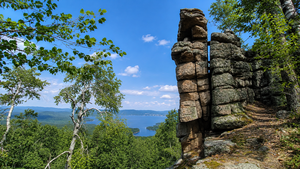 Хребет Заозерный (озеро Тургояк)