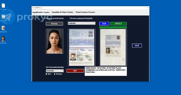 Инструмент AI Deepfake "Новый Уровень" для обхода  KYC на криптобиржах post image