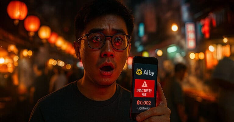 Alby对“不活动费用”的反对，导致意外的比特币提款 post image