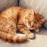 Desenhos de gatos dormindo
