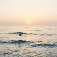 Paisagem oceânica tranquila