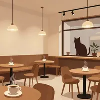 Illustrations de cafés