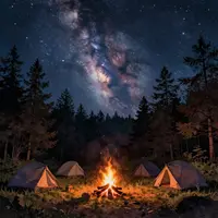 کمپینگ در شب