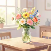 زهور في مزهرية