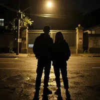 Noche urbana romántica