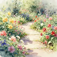 Bilder von Blumengärten