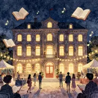 図書館のアート