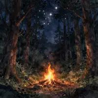 Fantasy-Wald-Hintergrund