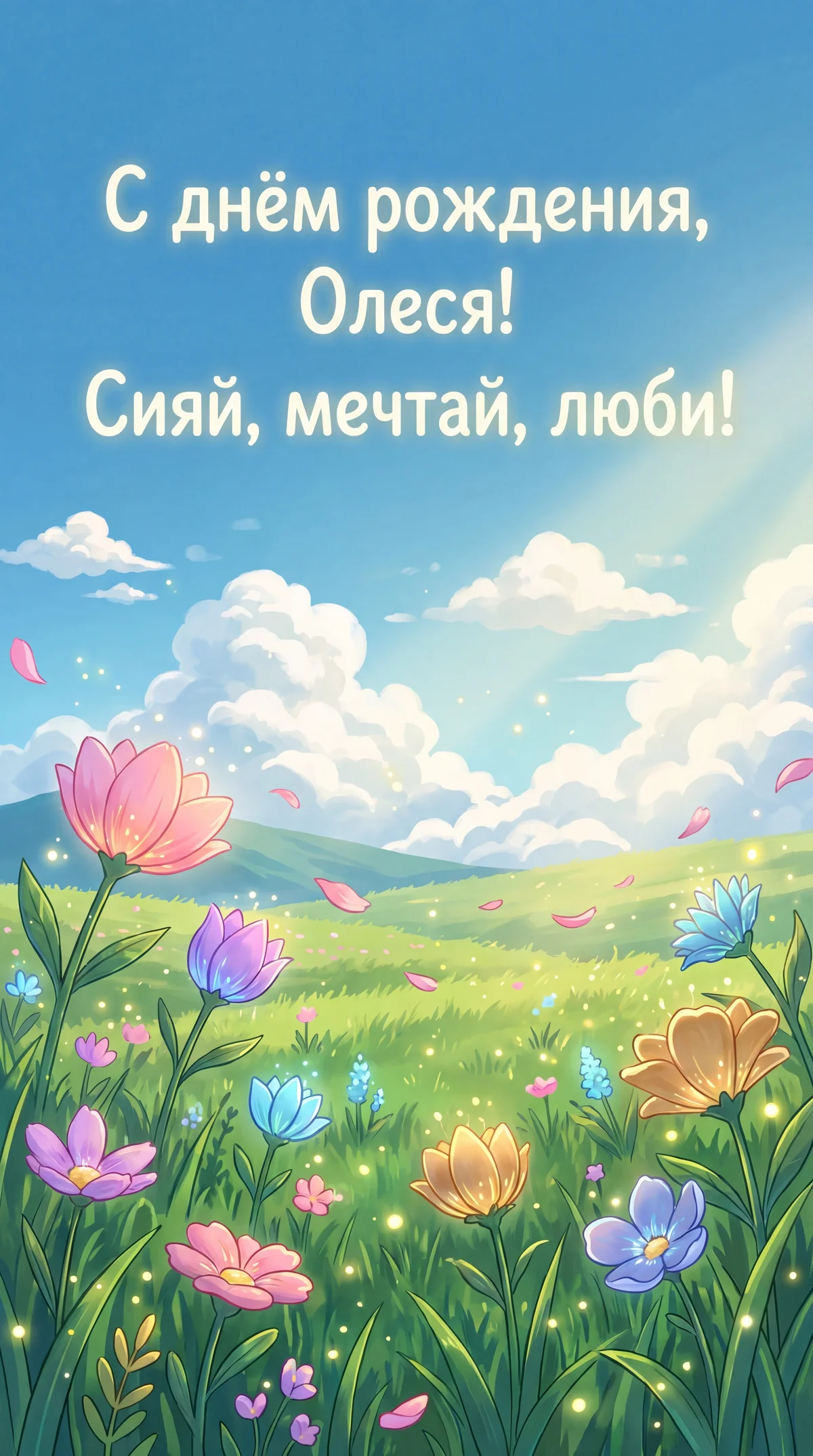 С днём рождения Олеся