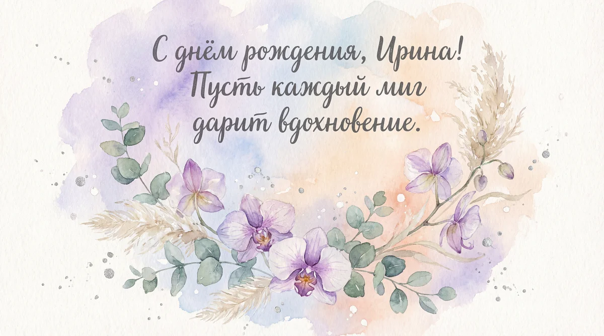 С днем рождения Ирину от ЛенСтрой