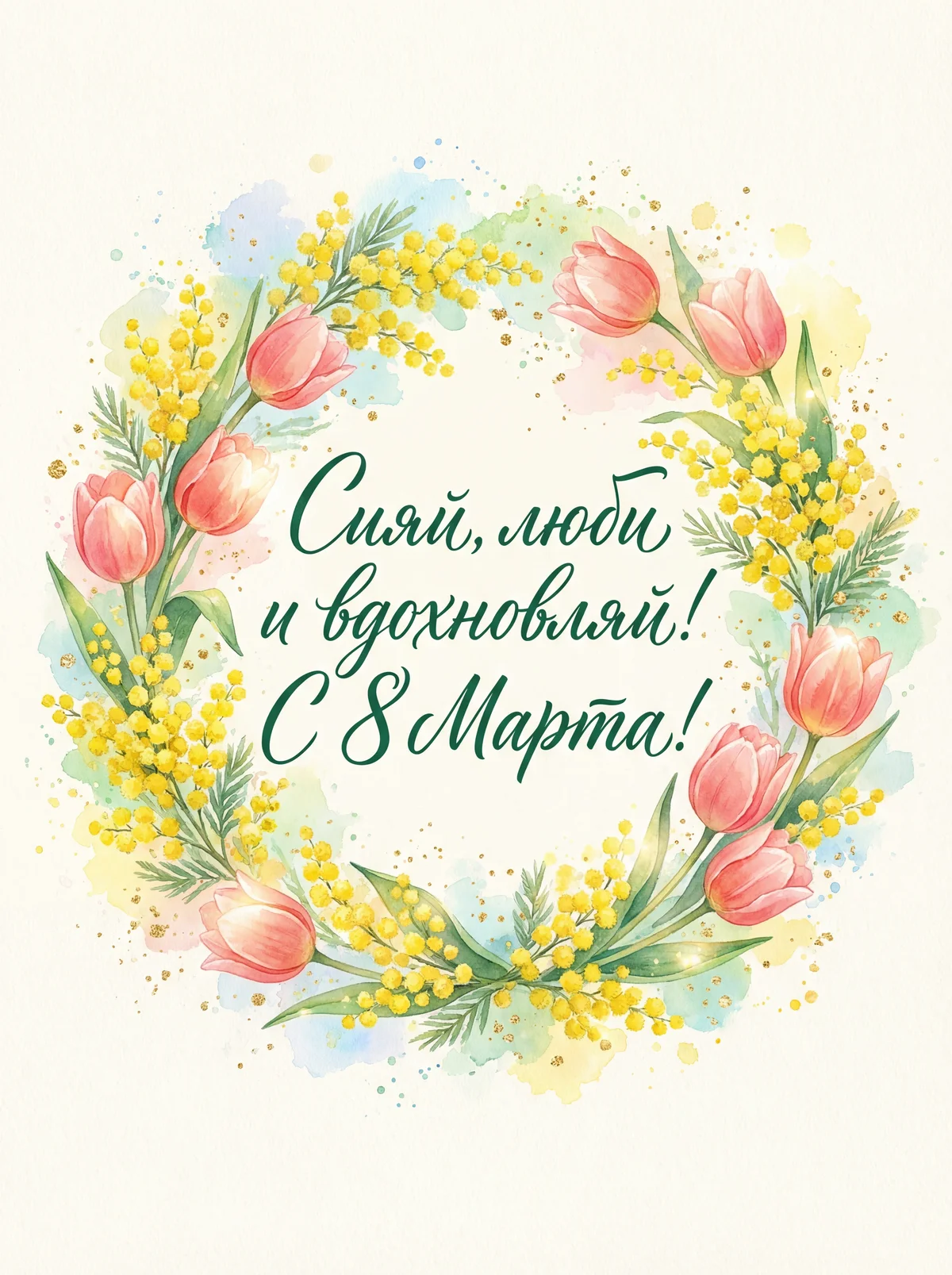 Поздравление с 8 марта