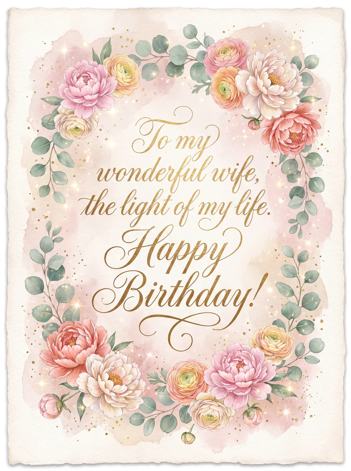 Birthday for wife