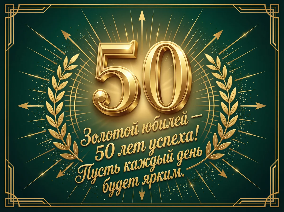юбилей 50 лет