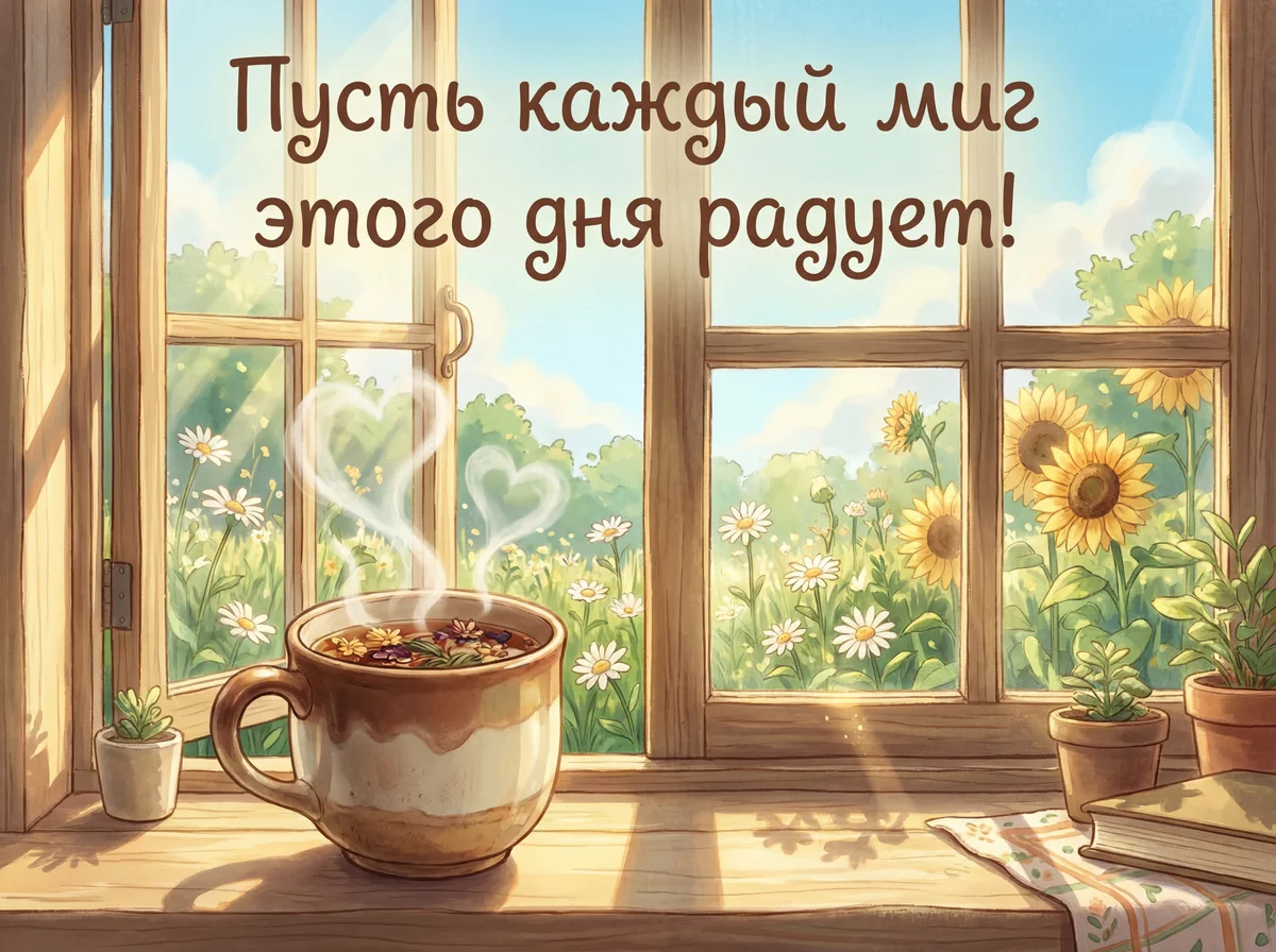 Открытка просто с хорошим днем
