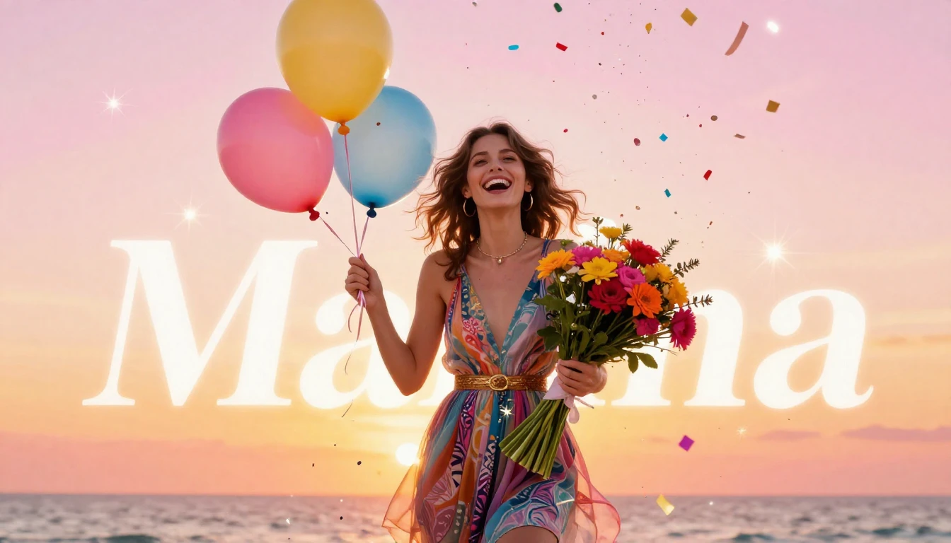 A vibrant and celebratory album cover featuring a joyful you...