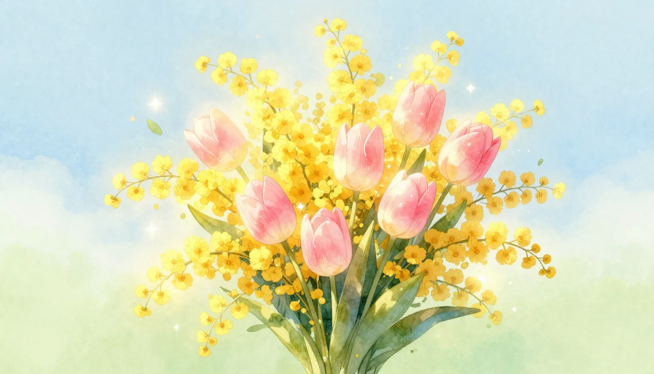 A soft and dreamy watercolor illustration symbolizing the ar...