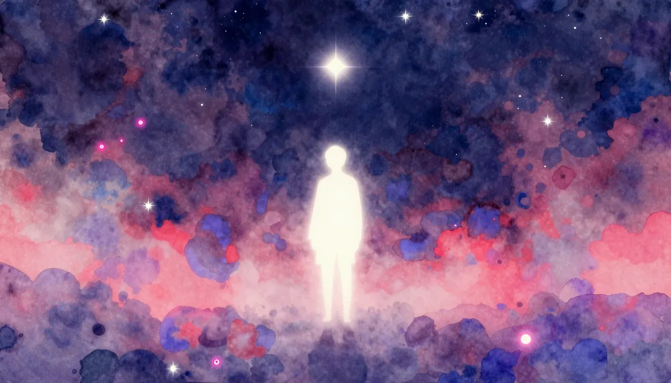 Vibrant watercolor style. Minimalist electronic music album ...