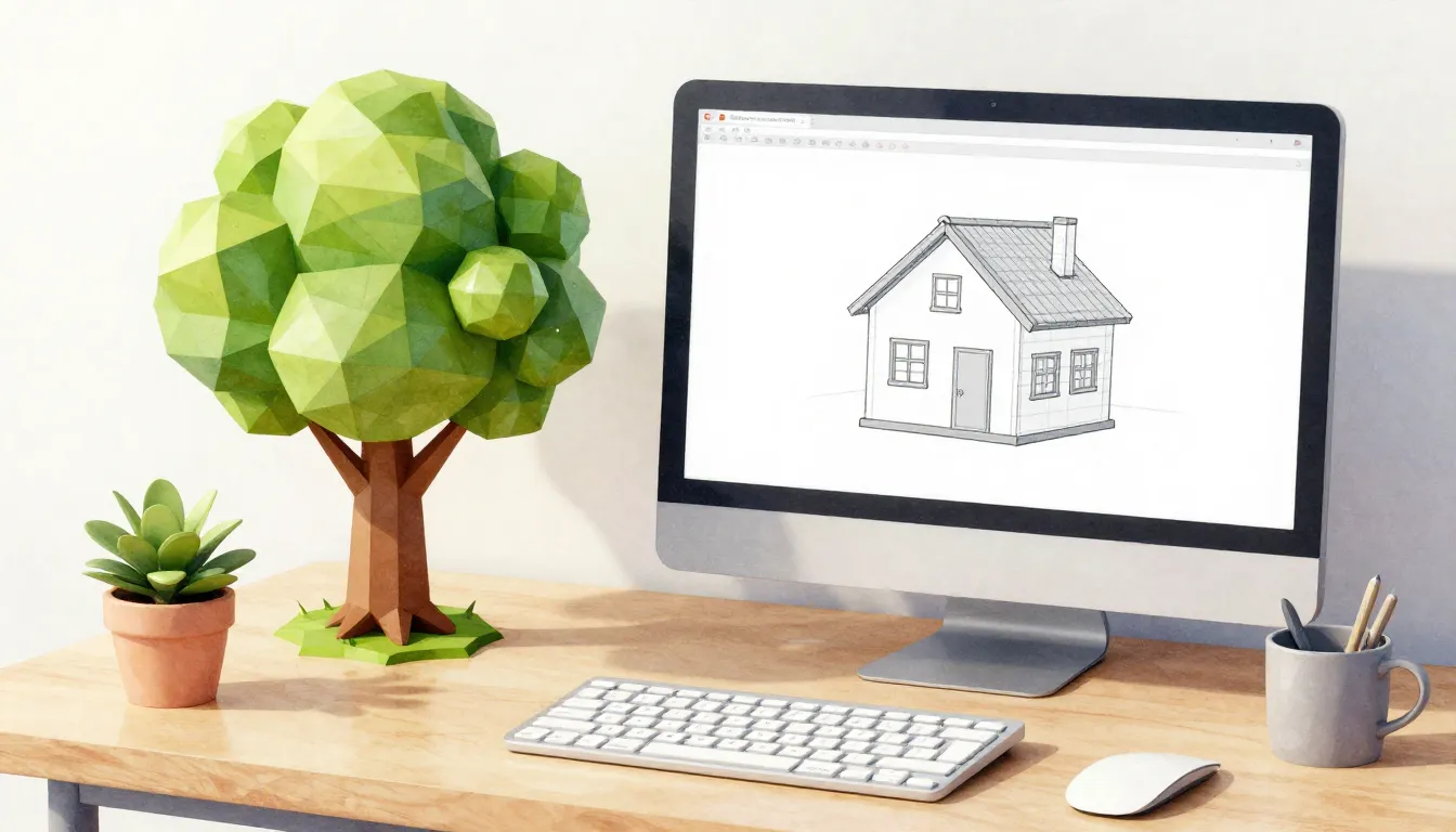 Watercolor style. A bright, colorful digital workspace on a ...