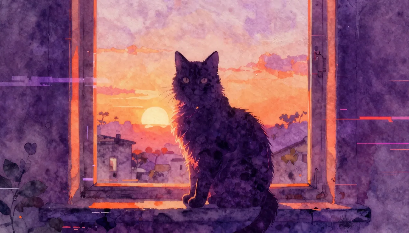 Vibrant watercolor style. Phonk style album cover, aesthetic...