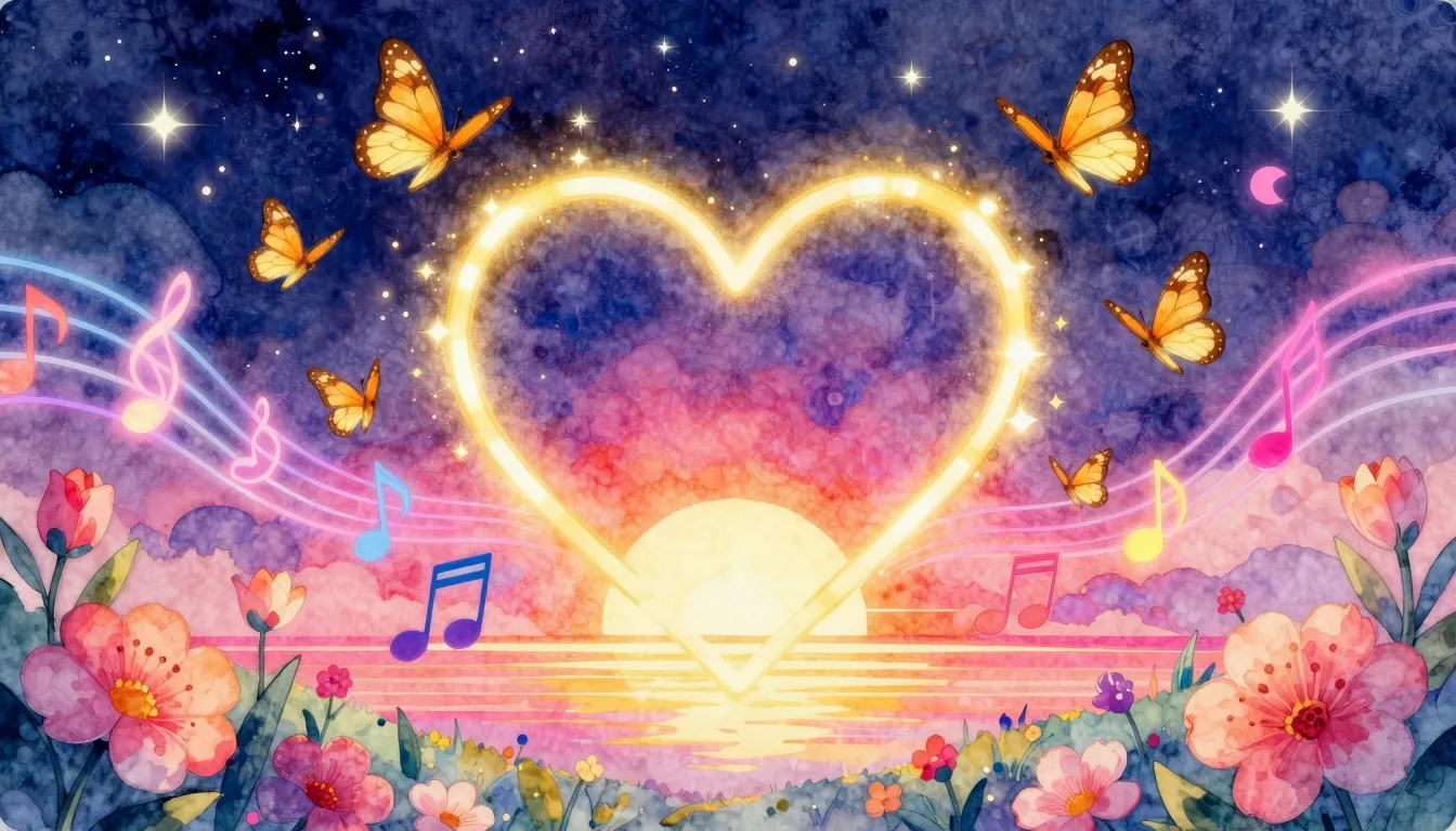 Vibrant watercolor style. Vibrant synthwave style cover, a g...