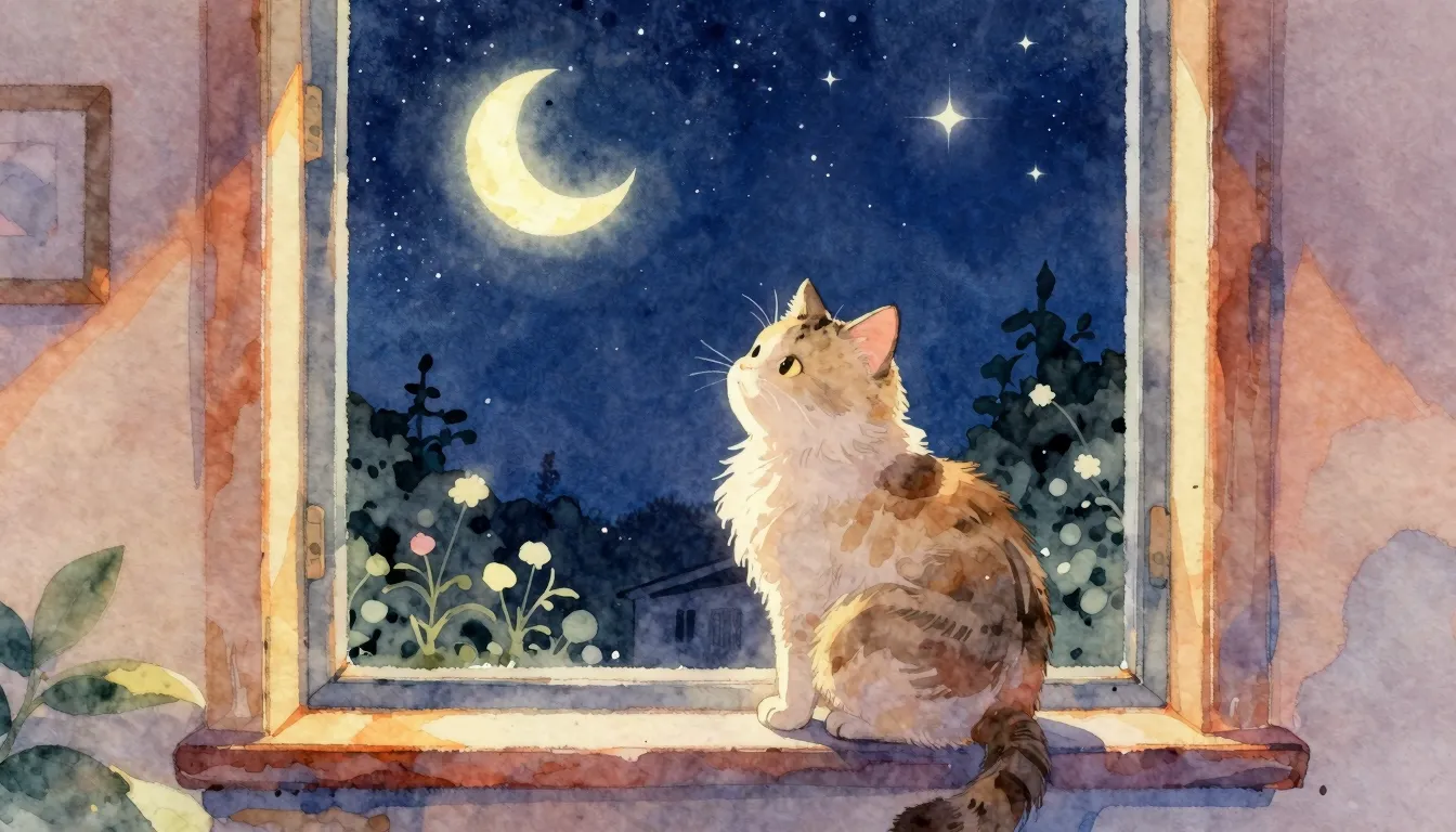 Vibrant watercolor style. A cozy, soulful illustration of a ...
