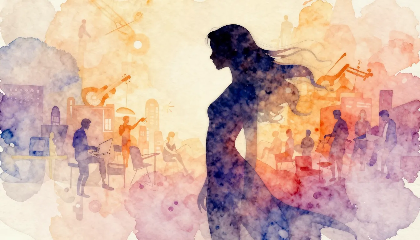 Vibrant watercolor style. Minimalist artistic illustration o...