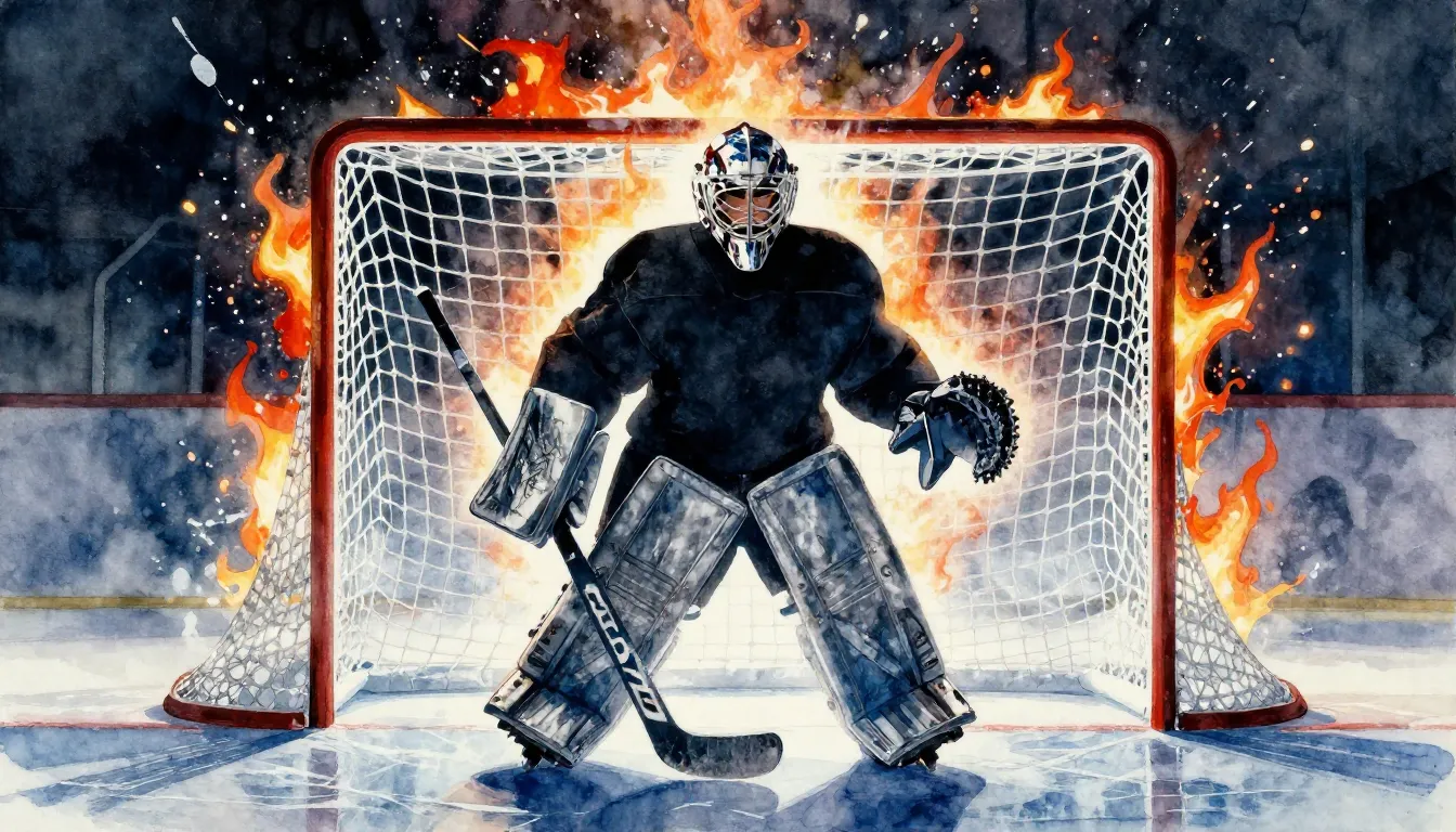 Vibrant watercolor style. Heavy metal album cover, a silhoue...