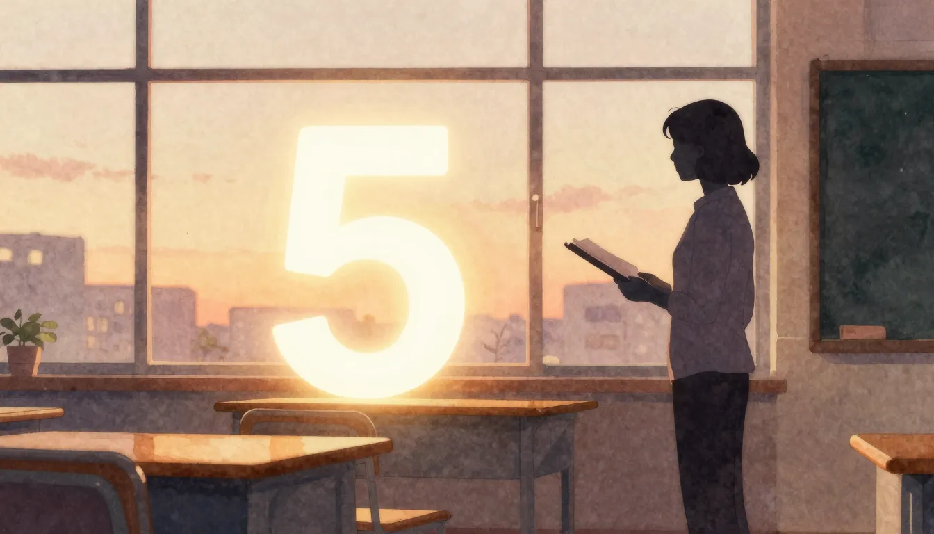 Watercolor style. Silhouette of a teacher standing near a de...