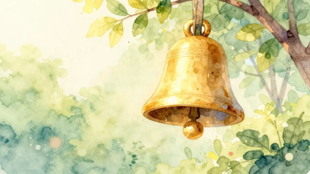 Vibrant watercolor style. A cozy, warm illustration of a gol...