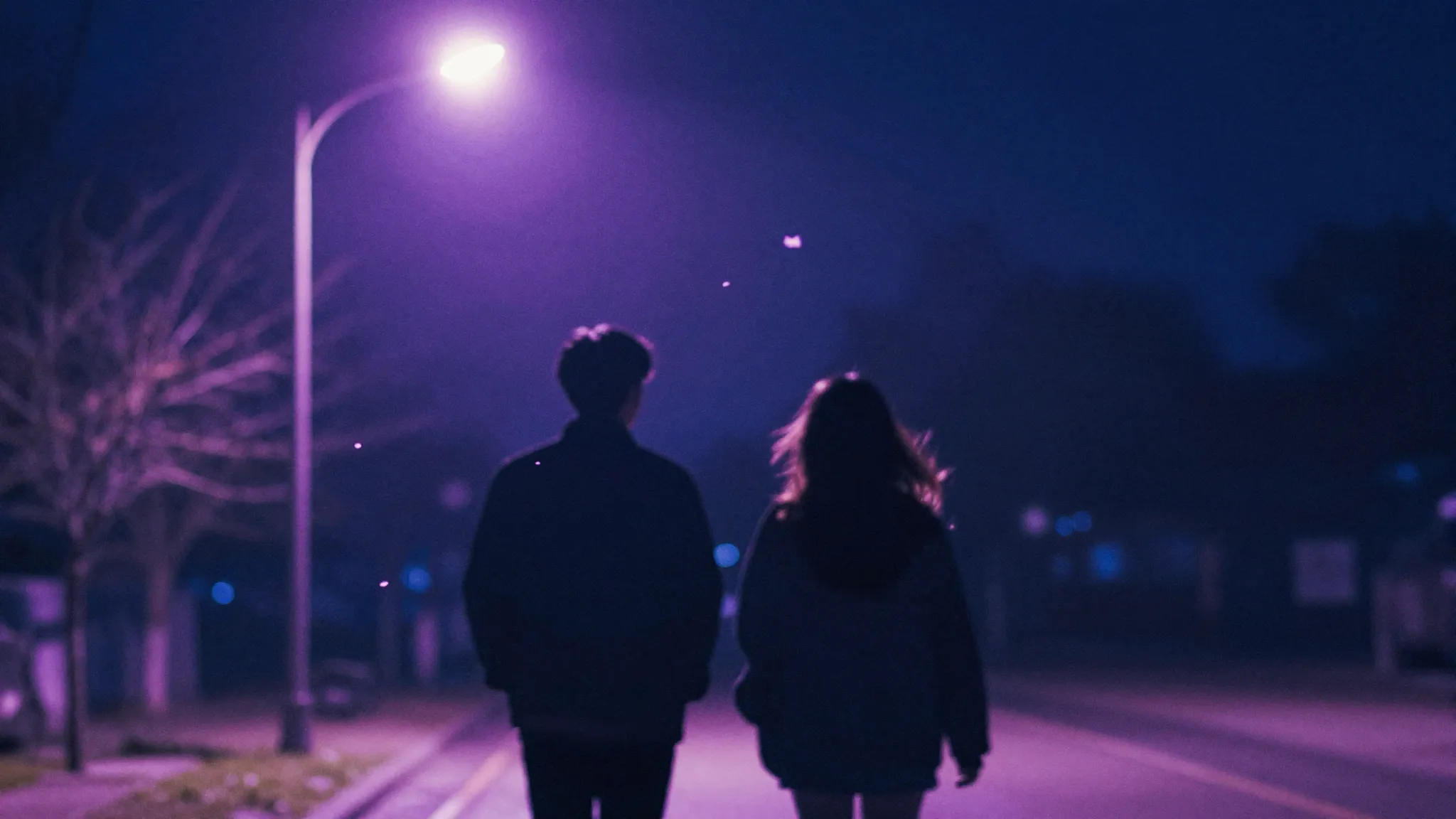 Vibrant watercolor style. A blurry, moody R&B aesthetic, a s...