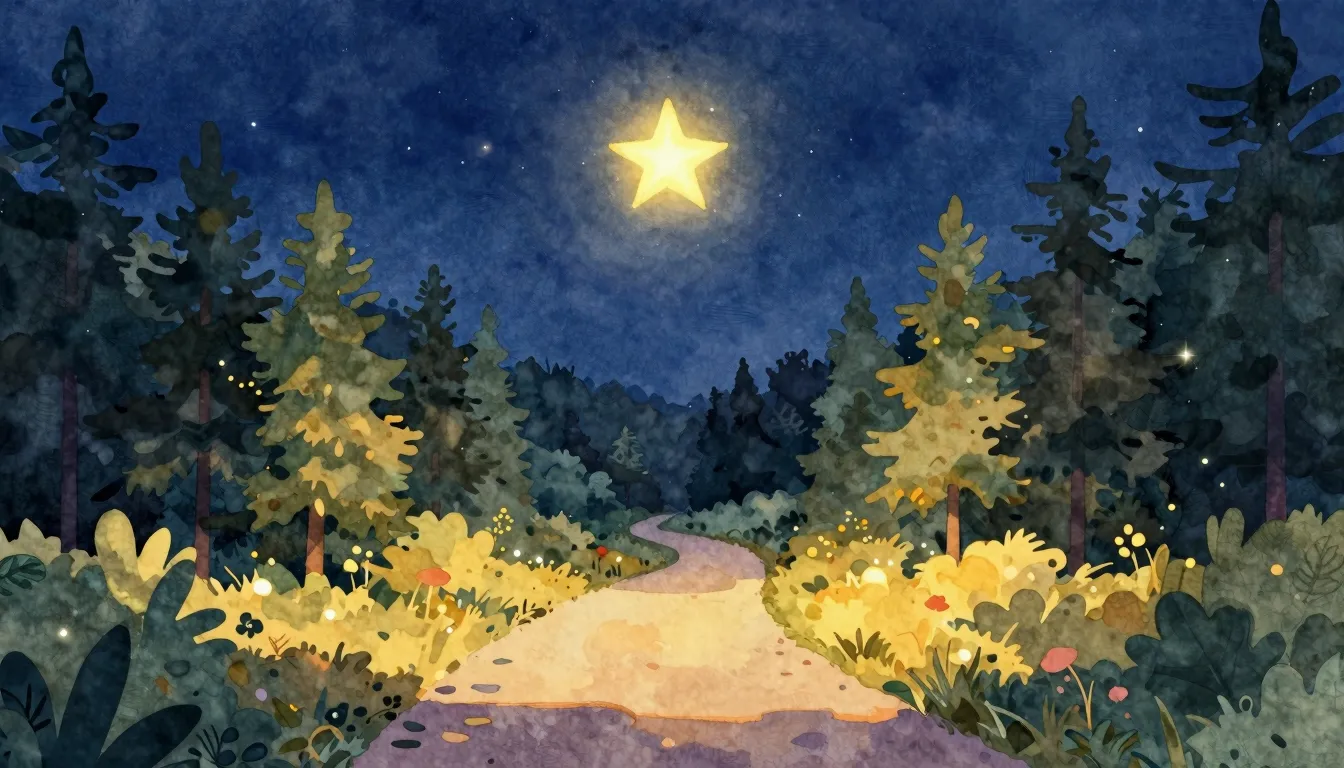 Vibrant watercolor style. A warm, cinematic illustration of ...