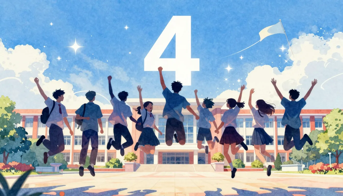 Vibrant watercolor style. Vibrant digital art of a group of ...