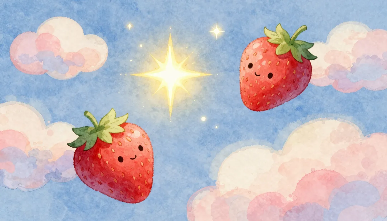 Vibrant watercolor style. A cute and whimsical illustration ...