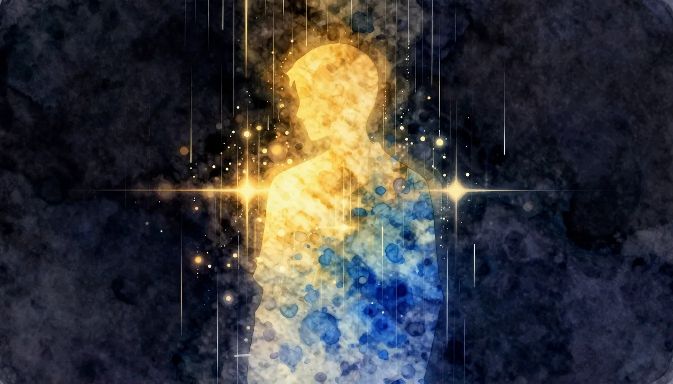 Vibrant watercolor style. Minimalist electronic music album ...